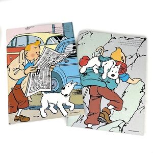 Adventures of Tintin Vintage Lined Notebooks - 2